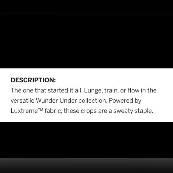 Lululemon Wunder under scalloped trim tight Barry’s Bootcamp branded lululemon - Picture 2 of 13